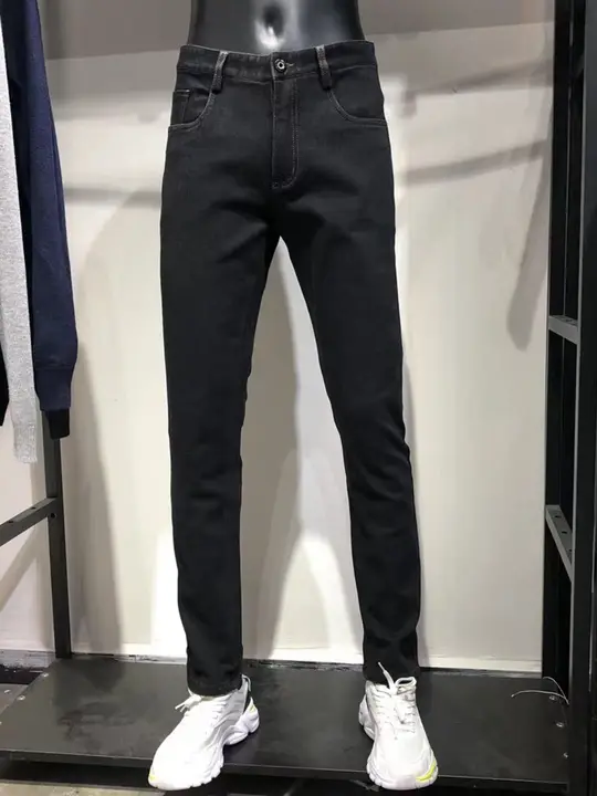 春秋用 メンズストレートデニムパンツ【極上の柔らかさ・スリムフィット】