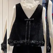 ニットタンクトップとミディスカートの春夏コーデ【優雅なデザイン・女性用・甘い印象】（セットアップ対応）
