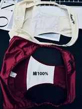 酒紅色のサテン風細帯ローウエスト女性用パンティ【極上の柔らかさ・夏用・綿100%】