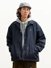 コーチジャケット 防風アウトドア リサイクル素材 ゆったりスタイル 防水