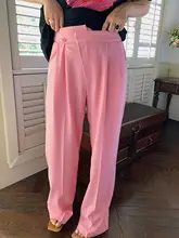 高級感のあるワイドレッグパンツ【フィット・ナチュラルドレープ・カジュアルスタイル】（セットアップ対応）