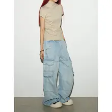 半高リブデザインのアメリカンスタイルTシャツ【涼感・フィット感・通勤にも最適】