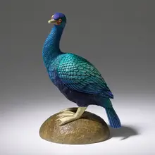 銅製 飾り置物 百鳥集 海鵜【インテリアデザイン・デスク用・リビングルーム】