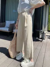 夏用 レディース ワイドパンツ【ハイウエスト・フィット・九分丈】