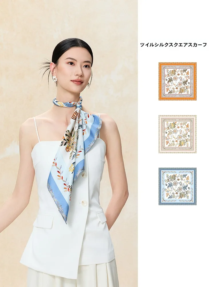 陶製マグカップと桑蚕丝ハンカチのギフトセット：誕生日プレゼントに最適な特別デザイン