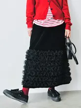 レースボトムス【ブラック・フロッキー仕上げ・重厚感のあるデザイン】（セットアップ対応）