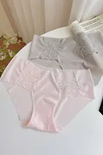 女性用コットン製パンティ【低腰・レースデザイン・快適な着心地】