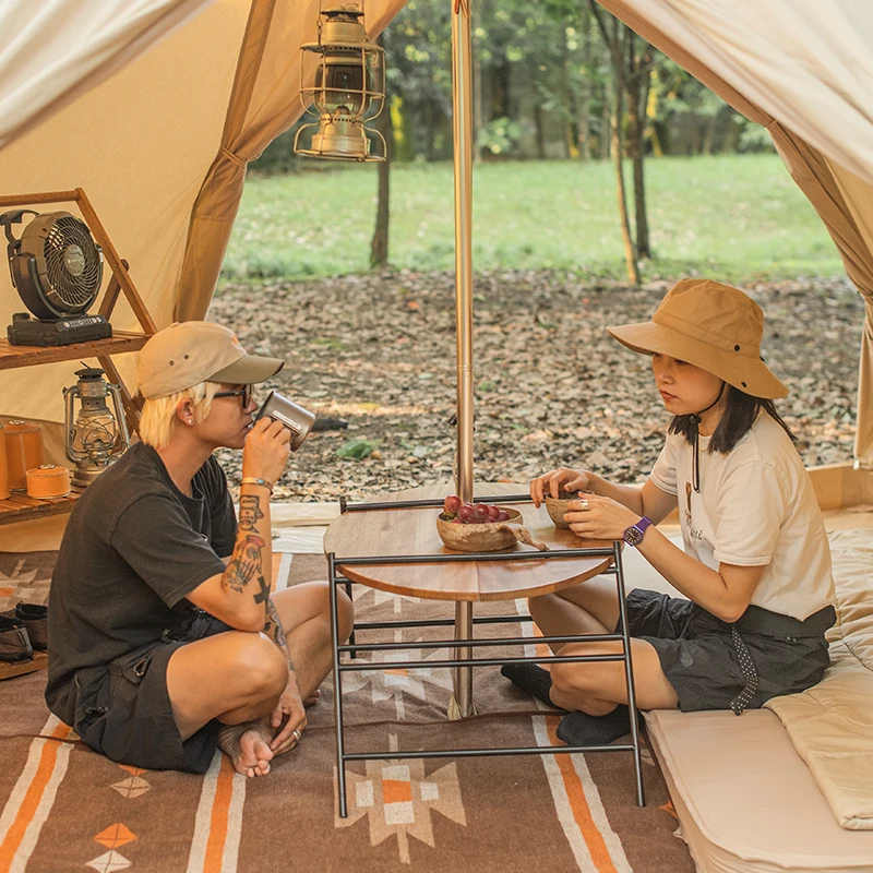 アウトドア折りたたみテーブル Naturehike NH20JJ018：キャンプ・ピクニックで快適な円形スペースを実現