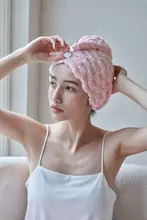 超強吸水タオルキャップ【極上の柔らかさ・バス用・防水】