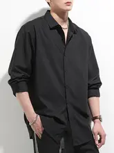 免税の白シャツ【カジュアル・男・長袖・抗シワ】
