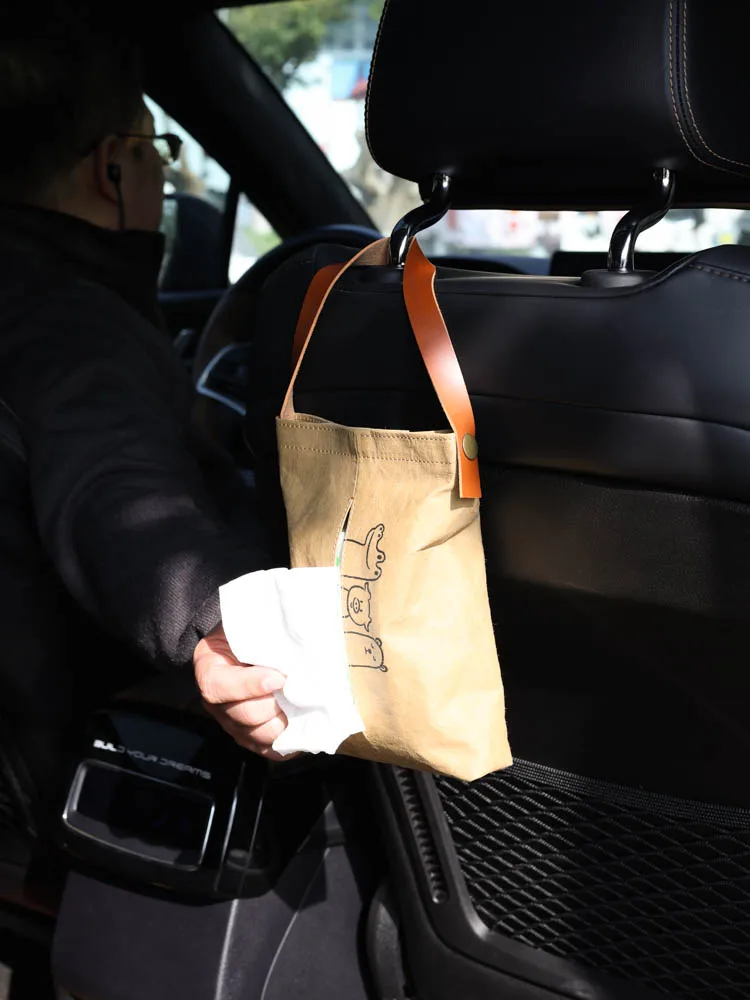 復古風カートゥーンペーパータオルホルダー：おしゃれな家庭・車載収納の実用性と設計原理