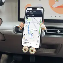 車載スマホホルダー【ミニマカロン・エアコン吹出口取り付け】