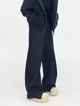 ワイドスラックス レディース アメリカン風 クリーンフィット 立体裁断 カーブシルエット ルーズ 無地 ゆったり