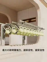 屋外用伸縮式物干し竿【バルコニー・折りたたみ・家庭用】