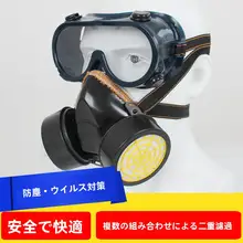 防毒マスク【全顔タイプ・工業用・塗装や化学ガス対策】