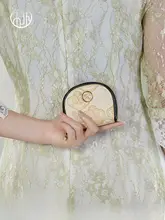 国風デザインの本革カードケース【多カードポケット・女性用・精緻な壮錦模様】