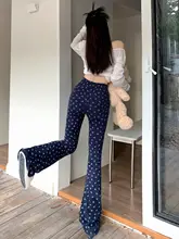 秋の新作 笑顔デザインのハイウエストスリムフィットパンツ【ストレッチ・フィット・カジュアル】