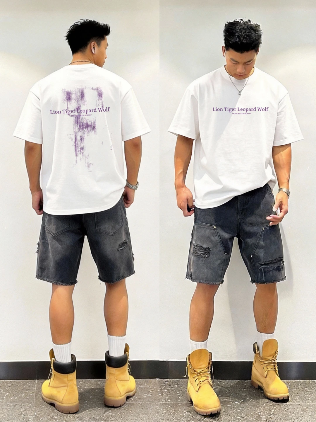 オーバーサイズのグラフィックTシャツ：短袖・コットン・カジュアル・夏用の実用性とデザイン特性