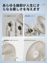 充電式ミニデスクファン【クリップ式・静音・持ち運び便利・家庭用・USB接続】