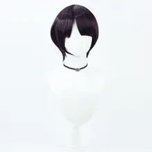 ショートヘアコスプレウィッグ【リアルな頭皮感・カジュアルファッション】
