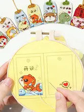 手作り刺繍御守り吊り下げポーチ【DIY・誕生日プレゼント・友人や長輩におすすめ】