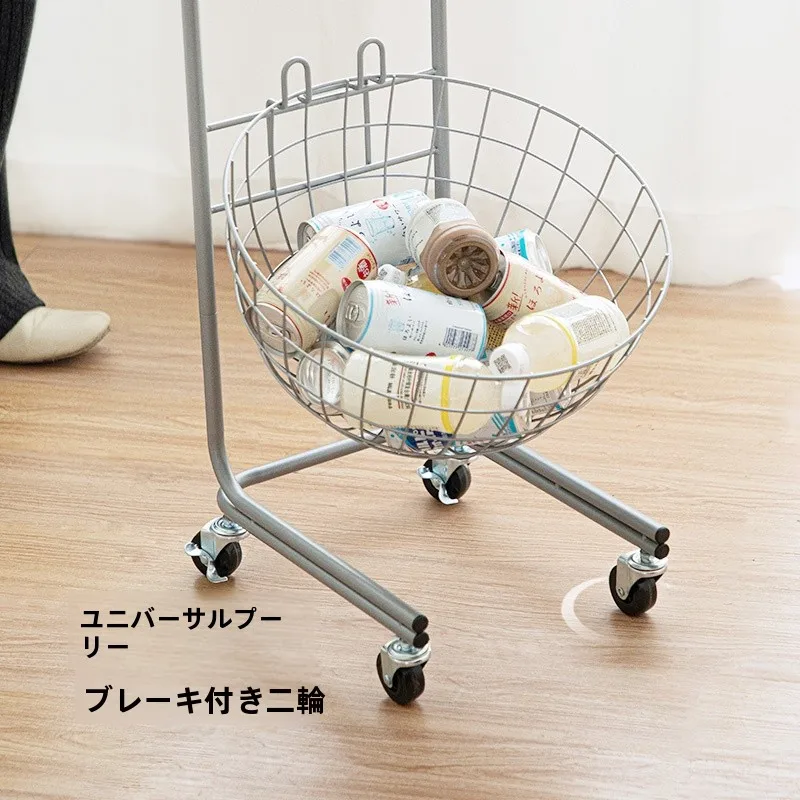 多機能二段ワゴン：収納バスケットの実用性と空間効率の検証