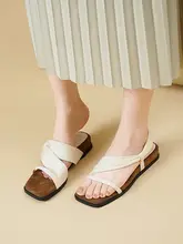 羊皮製 フレンチスタイルの美しいビーチサンダル【厚底・夏用・大人用】