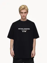 アメリカンスタイルのレトロプリント半袖Tシャツ【カジュアル・ユニセックス・夏用】（セットアップ対応）