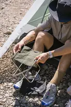 超軽量折りたたみキャンプチェア【伸縮可能・アウトドア用】