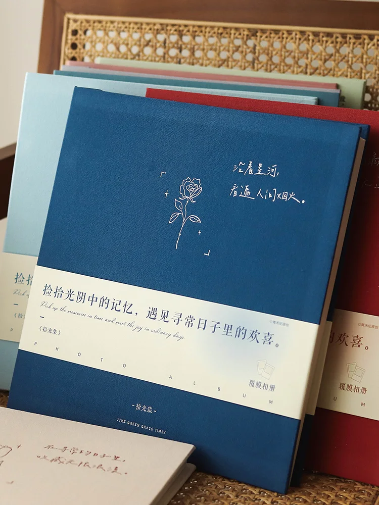 写真アルバム おすすめ 大容量 ビニールカバー付き DIY 粘胶相册