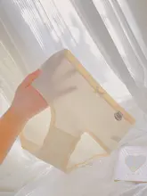 可愛い蝶結び付きコットンの三角パンツ【ベビー・中腰・女の子用】