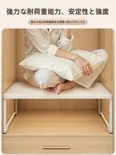 便利な収納！伸縮式 衣類用棚【クローゼット・分層設計・省スペース】