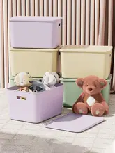 多色収納バスケット【家庭用・デスクトップ整理・プラスチック製】（セットアップ対応）