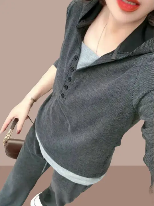 レディース カジュアルな雰囲気のコーディネート【長袖トップス・パンツ・セットアップ対応】