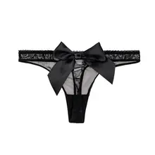 魅惑的デザインのレース透け感 ショーツ【ローライズ・Tバック】（セットアップ対応）