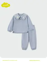 冬用長袖トップスとパンツ【男の子用・おしゃれなデザイン・極上の柔らかさ】（セットアップ対応）