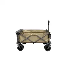 折りたたみワゴン アウトドア 後ろ開き キッズフラット コンパクト収納 キャンプ 手押し車