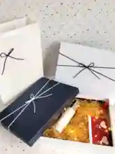 高級感ある誕生日ギフトボックス【大サイズ・衣類やスカーフの包装に最適】