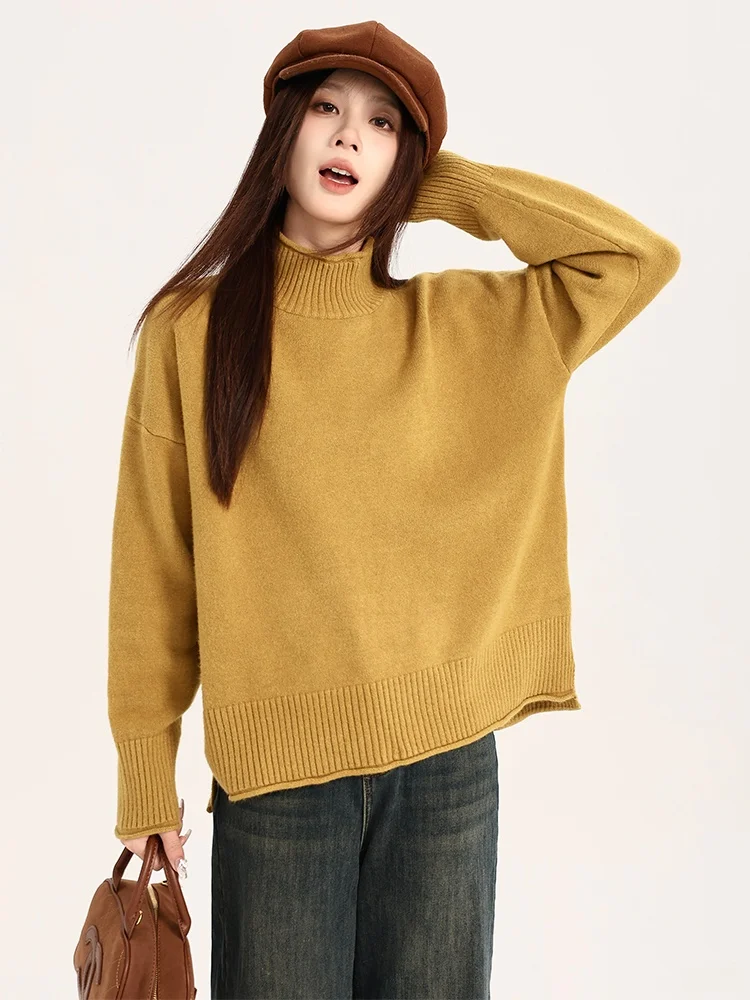 大人可愛い服 50代コーデ | 白色ハイネックニットの本質と着回し術