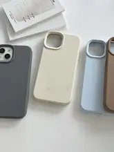 向日葵のベリー風デザインスマートフォンケース【液体シリコン製・iPhone対応・衝撃吸収】