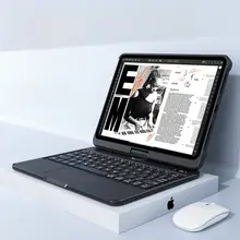 iface mall iPad用妙控キーボード保護ケース【一体型・回転式・Bluetooth対応】（セットアップ対応）
