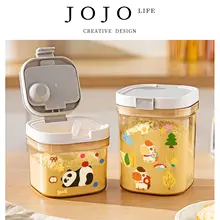 粉ミルク小分けケース 密閉容器 食品グレード 携帯用 外出用 赤ちゃん用「JOJO'S L. PD.TZ.」