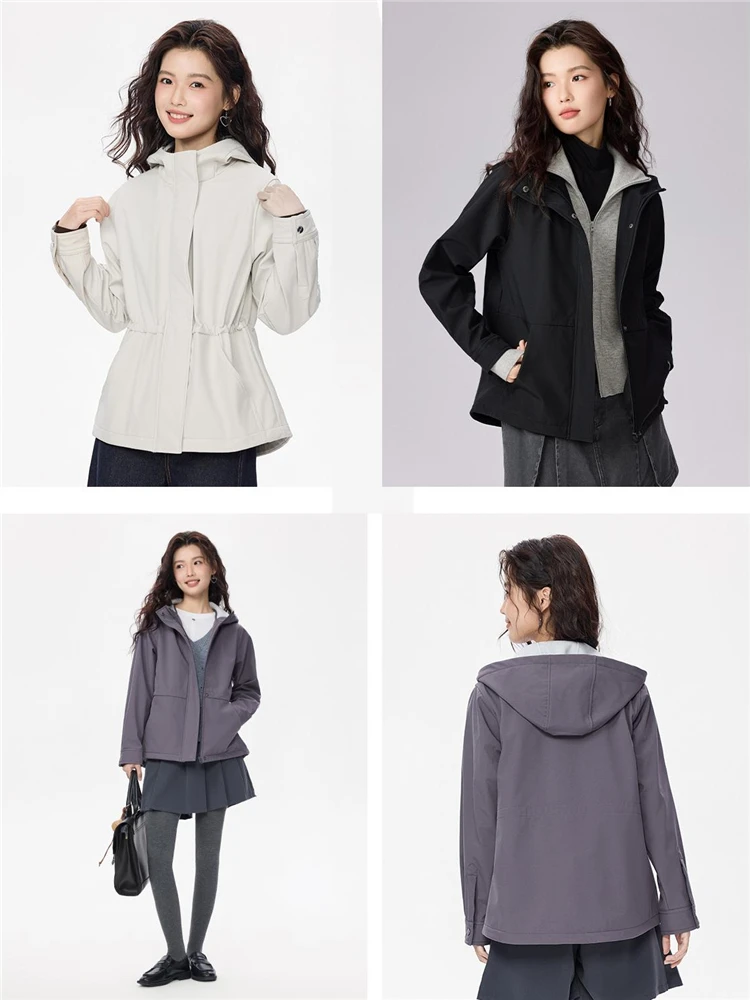 防水レインコート レディース おすすめモデル：Giordano/佐丹奴   フリース防風ジャケットの実用性と機能解析