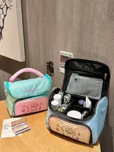高級大容量化粧ポーチ【携帯用・旅行・仕切り付き】