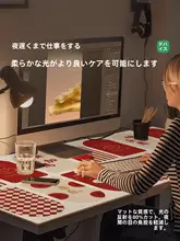 高級感ある大判マウスパッド【オフィス用・キーボード保護・デスクトップアクセサリー】
