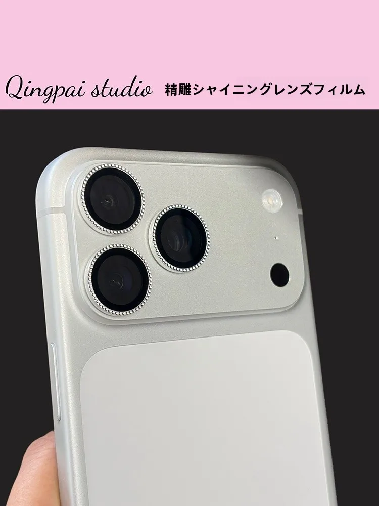 銀色ストーン付きiPhoneカメラ保護フィルム：覗き見防止の実用性と耐久性を検証