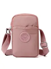 女性用ミニショルダーバッグ【軽量ナイロン製・縦型・カジュアル・多用途】