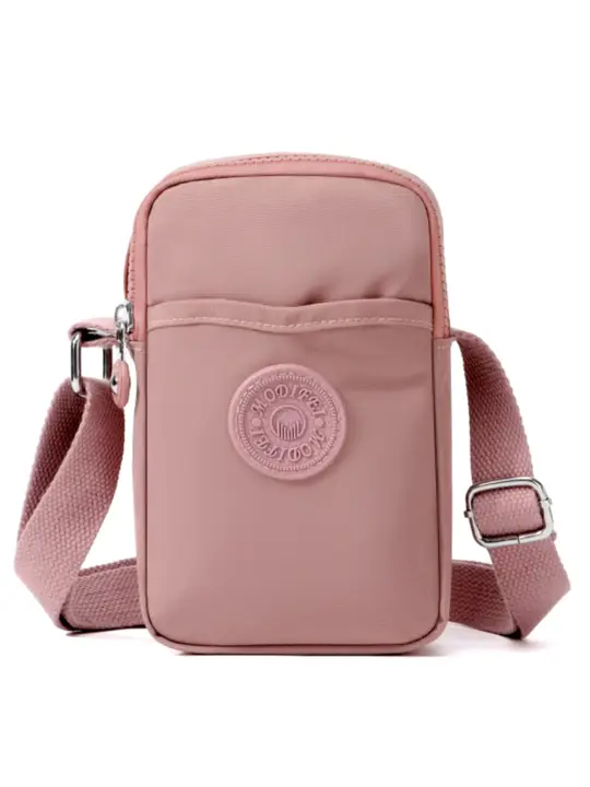 女性用ミニショルダーバッグ【軽量ナイロン製・縦型・カジュアル・多用途】