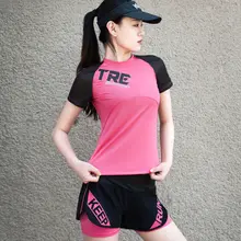 女性用 夏用 スポーツ Tシャツ【ショートスリーブ・速乾・フィット感・ヨガ・トレーニング用】