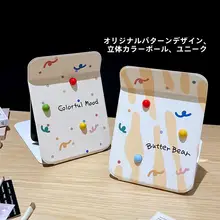 折りたたみ式ポータブルミラー【学生用・かわいいデザイン・デスク用・家庭用】